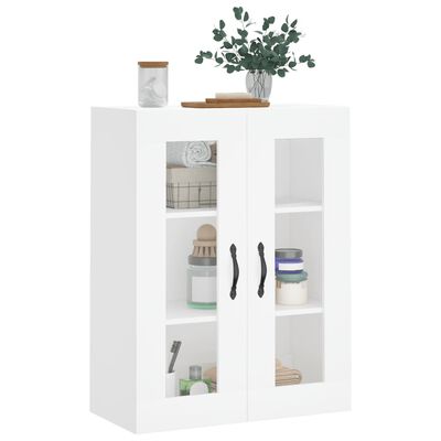 vidaXL Wandschrank Weiß 69,5x34x90 cm Holzwerkstoff