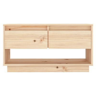 vidaXL TV-Schrank 74x34x40 cm Massivholz Kiefer