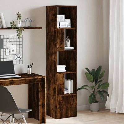 vidaXL Bücherregal Räuchereiche 40x36x189 cm Holzwerkstoff