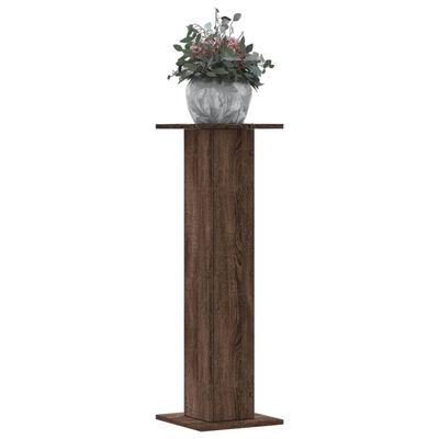 vidaXL Pflanzenständer 2 Stk. Eichen-Optik 30x30x95 cm Holzwerkstoff