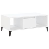 vidaXL Couchtisch Weiß 90x50x36,5 cm Holzwerkstoff