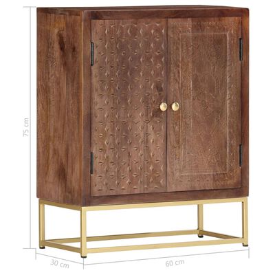 vidaXL Sideboard 60×30×75 cm Massivholz Mango