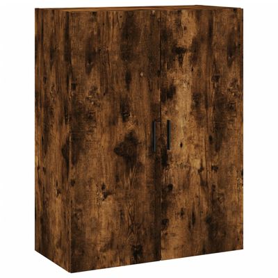 vidaXL Highboard Räuchereiche 69,5x34x180 cm Holzwerkstoff