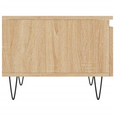 vidaXL Couchtische 2 Stk. Sonoma-Eiche 50x46x35 cm Holzwerkstoff