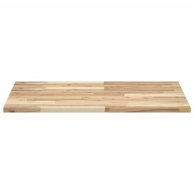 vidaXL Waschtischplatte Unbehandelt 100x60x2 cm Massivholz Akazie