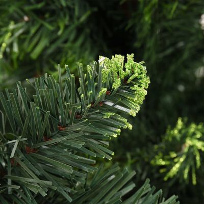 vidaXL Künstlicher Weihnachtsbaum mit Beleuchtung & Kugeln Grün 150 cm