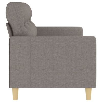 vidaXL 3-Sitzer-Sofa Taupe 180 cm Stoff