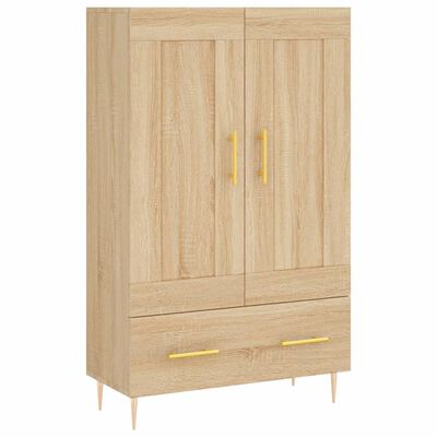 vidaXL Highboard Sonoma-Eiche 69,5x31x115 cm Holzwerkstoff