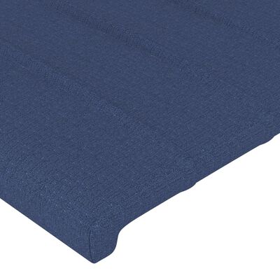 vidaXL Kopfteile 2 Stk. Blau 80x5x78/88 cm Stoff