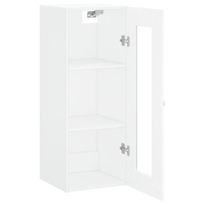 vidaXL Wandschrank Weiß 34,5x34x90 cm