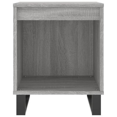 vidaXL Nachttisch Grau Sonoma 40x35x50 cm Holzwerkstoff