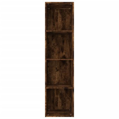 vidaXL Bücherschrank/TV-Schrank Räuchereiche 36x30x143cm Holzwerkstoff