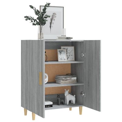 vidaXL Sideboard Grau Sonoma 70x34x90 cm Holzwerkstoff