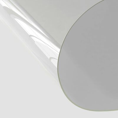 vidaXL Tischfolie Transparent 80x80 cm 2 mm PVC