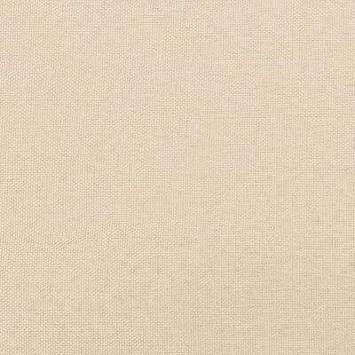 vidaXL Taschenfederkernmatratze Creme 90x190x20 cm Stoff