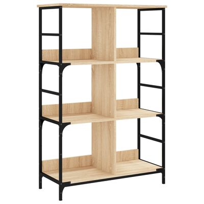 vidaXL Bücherregal Sonoma-Eiche 78,5x33x117,5 cm Holzwerkstoff