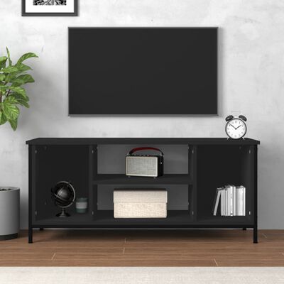 vidaXL TV-Schrank Schwarz 102x35x45 cm Holzwerkstoff