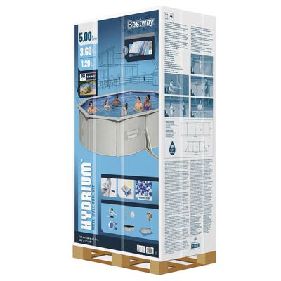 Bestway Hydrium Swimmingpool-Set 500x360x120 cm