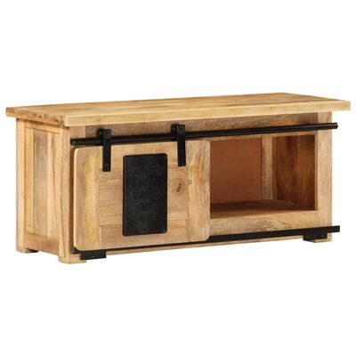 vidaXL TV-Schrank 90x35x40 cm Massivholz Mango