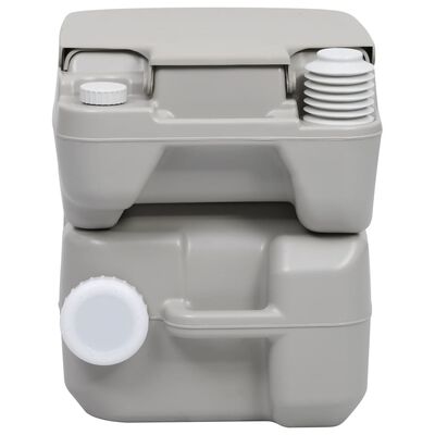 vidaXL Tragbare Campingtoilette mit Waschbecken und Wasserbehälter