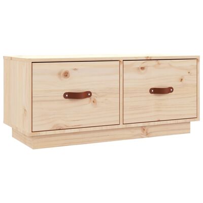 vidaXL TV-Schrank 80x34x35 cm Massivholz Kiefer