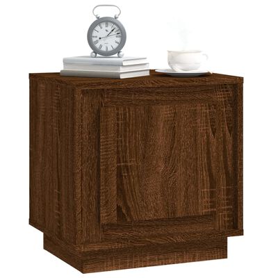 vidaXL Nachttisch Braun Eichen-Optik 44x35x45 cm Holzwerkstoff