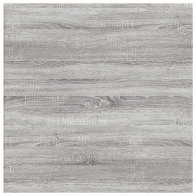 vidaXL Wandregale 4 Stk. Grau Sonoma 40x40x1,5 cm Holzwerkstoff