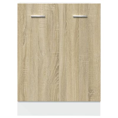 vidaXL Unterschrank Sonoma-Eiche 60x46x81,5 cm Holzwerkstoff