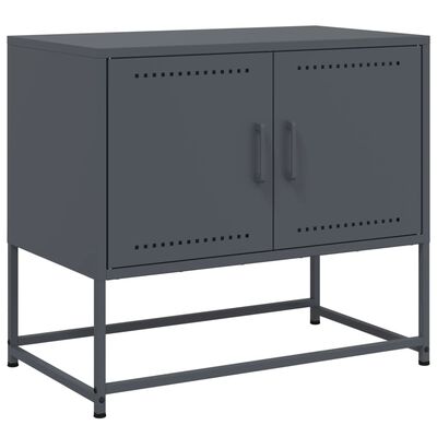 vidaXL TV-Schrank Anthrazit 68,5x39x60,5 cm Stahl