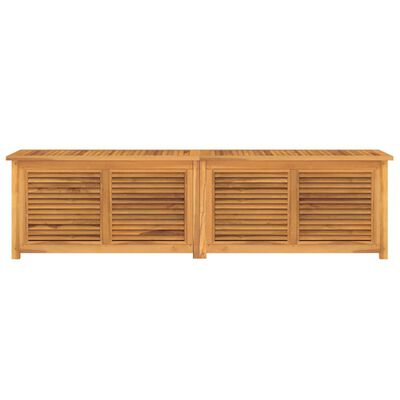 vidaXL Gartenbox mit Beutel 200x50x53 cm Massivholz Teak