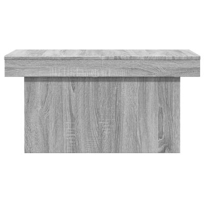 vidaXL Couchtisch Grau Sonoma 80x55x40 cm Holzwerkstoff