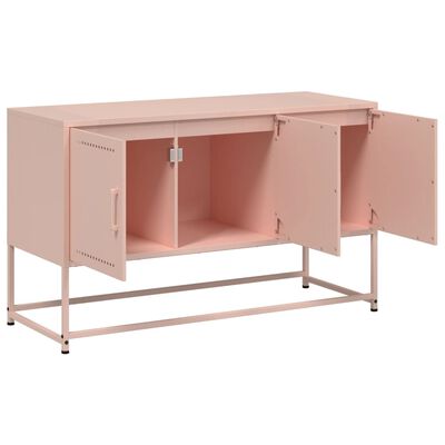 vidaXL TV-Schrank Rosa 100,5x39x60,5 cm Stahl