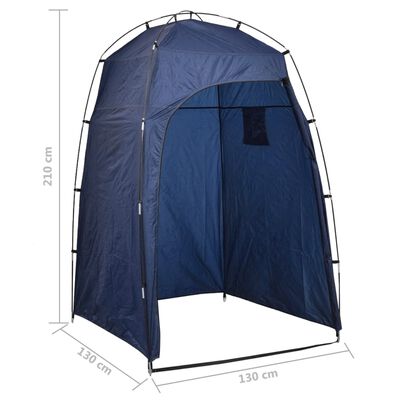 vidaXL Tragbare Campingtoilette mit Zelt 10+10 L