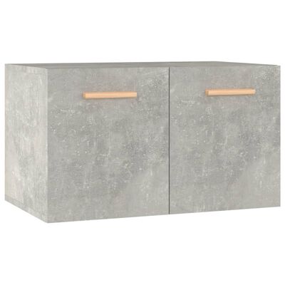 vidaXL Wandschrank Betongrau 60x36,5x35 cm Holzwerkstoff