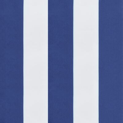 vidaXL Gartenbank-Auflage Blau & Weiß Gestreift 150x50x7 cm