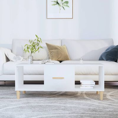 vidaXL Couchtisch Weiß 102x50x40 cm Holzwerkstoff