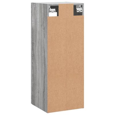 vidaXL Wandschrank Grau Sonoma 34,5x34x90 cm