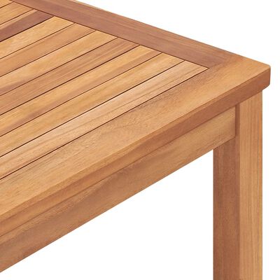 vidaXL 5-tlg. Garten-Essgruppe Teak Massivholz