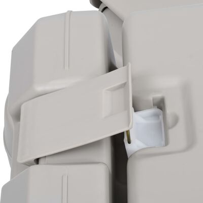 vidaXL Tragbare Campingtoilette mit Zelt 10+10 L