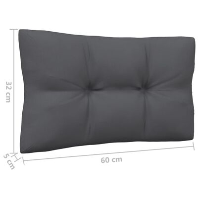 vidaXL Garten-Ecksofa mit Kissen in Schwarz Massivholz Kiefer