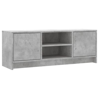 vidaXL TV-Schrank Betongrau 102x30x37,5 cm Holzwerkstoff