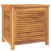 vidaXL Gartenbox mit Beutel 60x50x58 cm Massivholz Teak