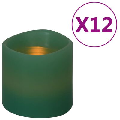 vidaXL LED-Kerzen 12 Stk. Elektrisch Warmweiß