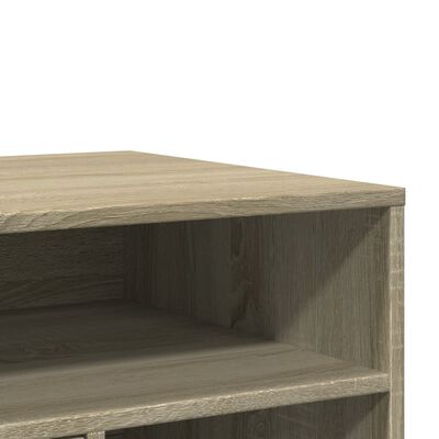vidaXL Druckerständer mit Rollen Sonoma-Eiche 60x50x67 cm
