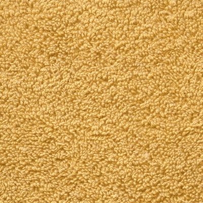 vidaXL Premium-Badetücher SOLUND 10 Stk. Gold 100x150 cm 600 g/m²