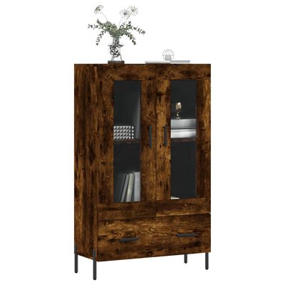 vidaXL Highboard Räuchereiche 69,5x31x115 cm Holzwerkstoff