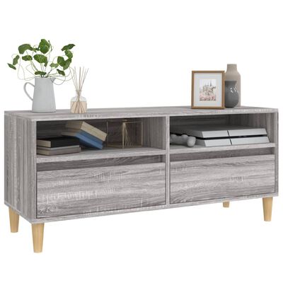 vidaXL TV-Schrank Grau Sonoma 100x34,5x44,5 cm Holzwerkstoff