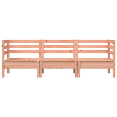 vidaXL Gartensofa 3-Sitzer Massivholz Douglasie