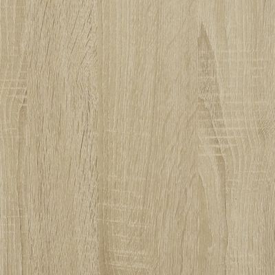 vidaXL Bettgestell Sonoma-Eiche 180x200 cm Holzwerkstoff