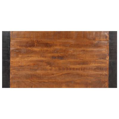 vidaXL Esstisch 140x70x76 cm Raues Mango-Massivholz